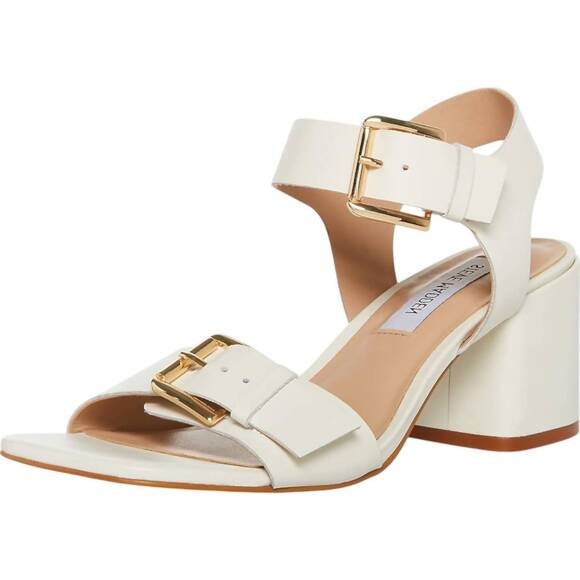 NEW STEVE MADDEN women's loreli sandals in bone - Picture 3 of 7